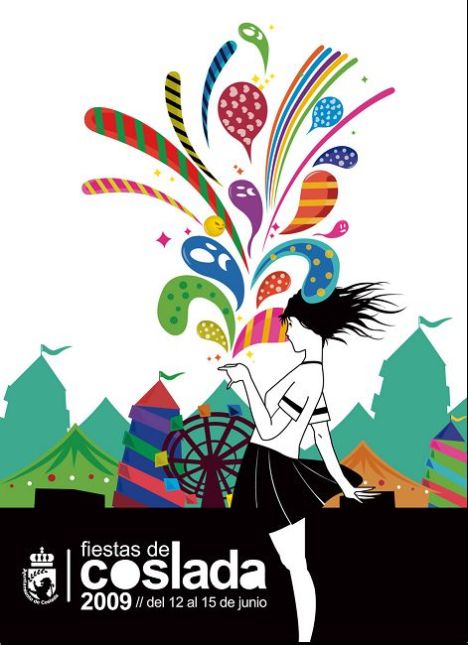 cartel fiestas coslada 2009